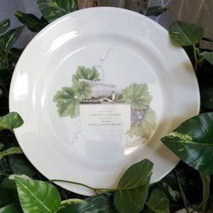 Wedgwood Mondavi Plate Grand Gourmet Vintage Collection